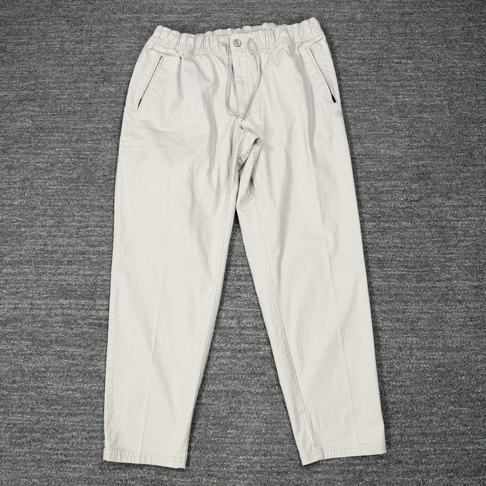 Ll Bean Explorer Ripstop Pants Men Large Drawstring Elastic Waist Hiking Casual